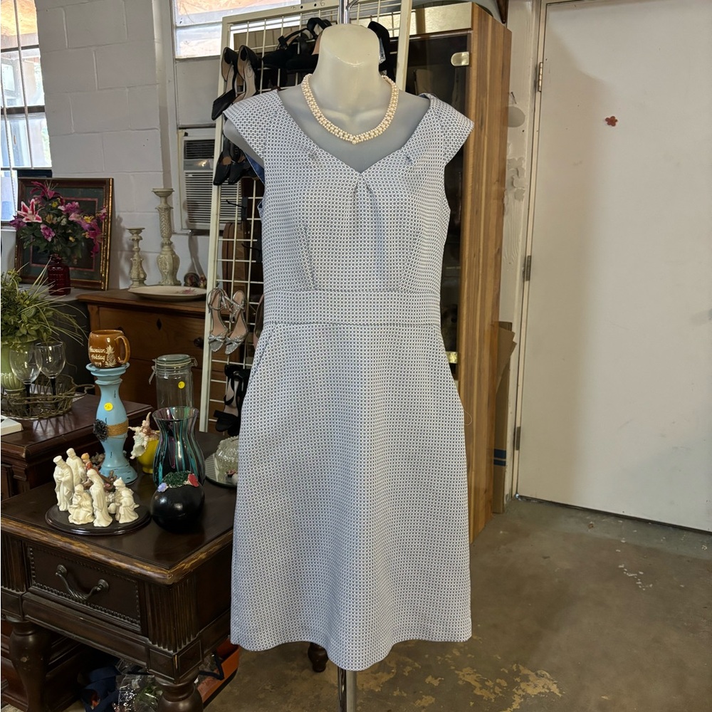 Banana Republic Elegant Blue Dress